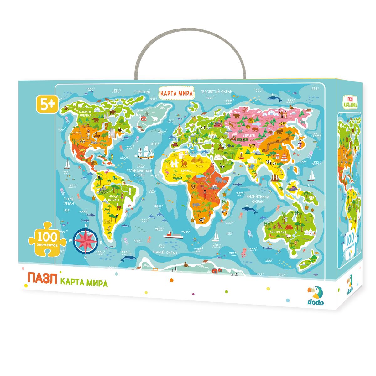Пазл DODO R100110 Карта мира
Пазл DODO R100110 Карта мира
