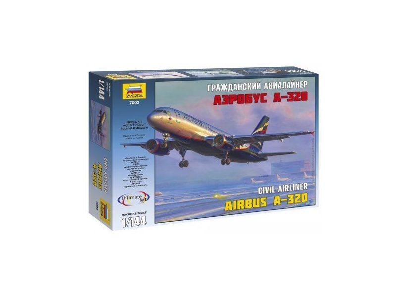 Сборная модель Zvezda 7003 Самолет "Аэробус а-320
Сборная модель Zvezda 7003 Самолет "Аэробус а-320