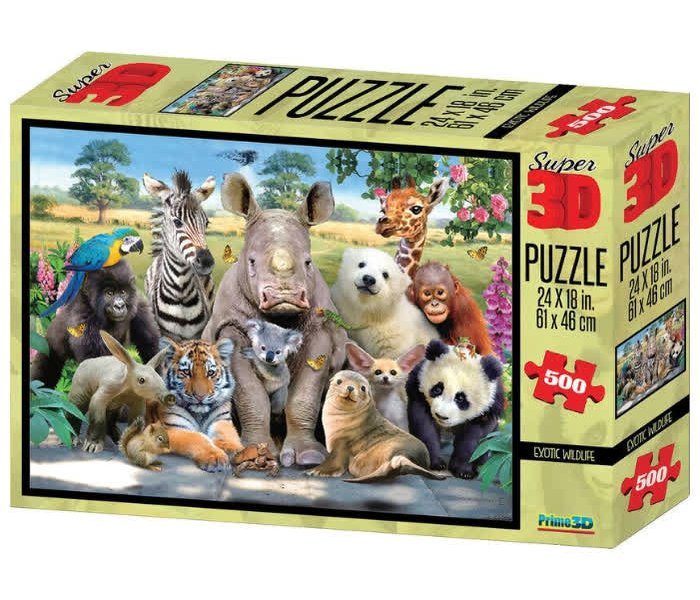 Стерео пазл PRIME 3D 10009 Экзотическая живая природа
Стерео пазл PRIME 3D 10009 Экзотическая живая природа