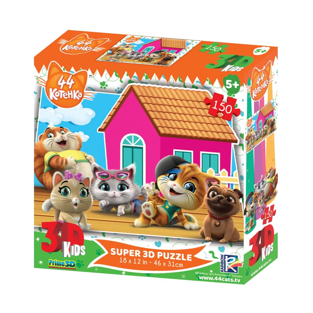Стерео пазл PRIME 3D 10939 44 котенка. Сюжет 3
Стерео пазл PRIME 3D 10939 44 котенка. Сюжет 3