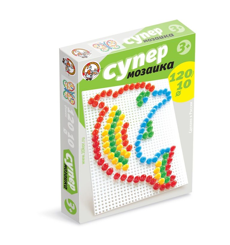 Мозаика ДЕСЯТОЕ КОРОЛЕВСТВО 02016 Супер 5 цветов 120 эл.
Мозаика ДЕСЯТОЕ КОРОЛЕВСТВО 02016 Супер 5 цветов 120 эл.