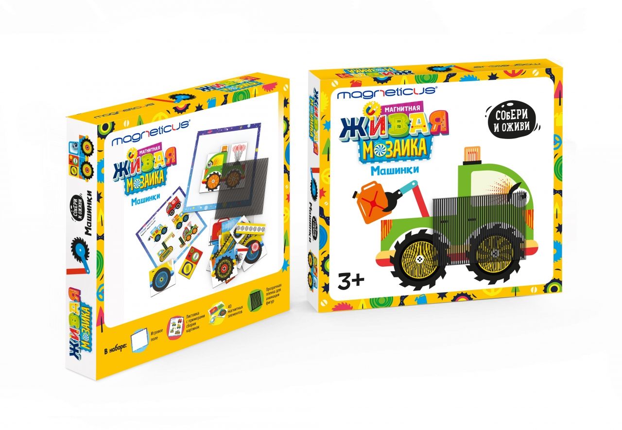 Мозаика магнитная MAGNETICUS MK-002 Машинки
Мозаика магнитная MAGNETICUS MK-002 Машинки