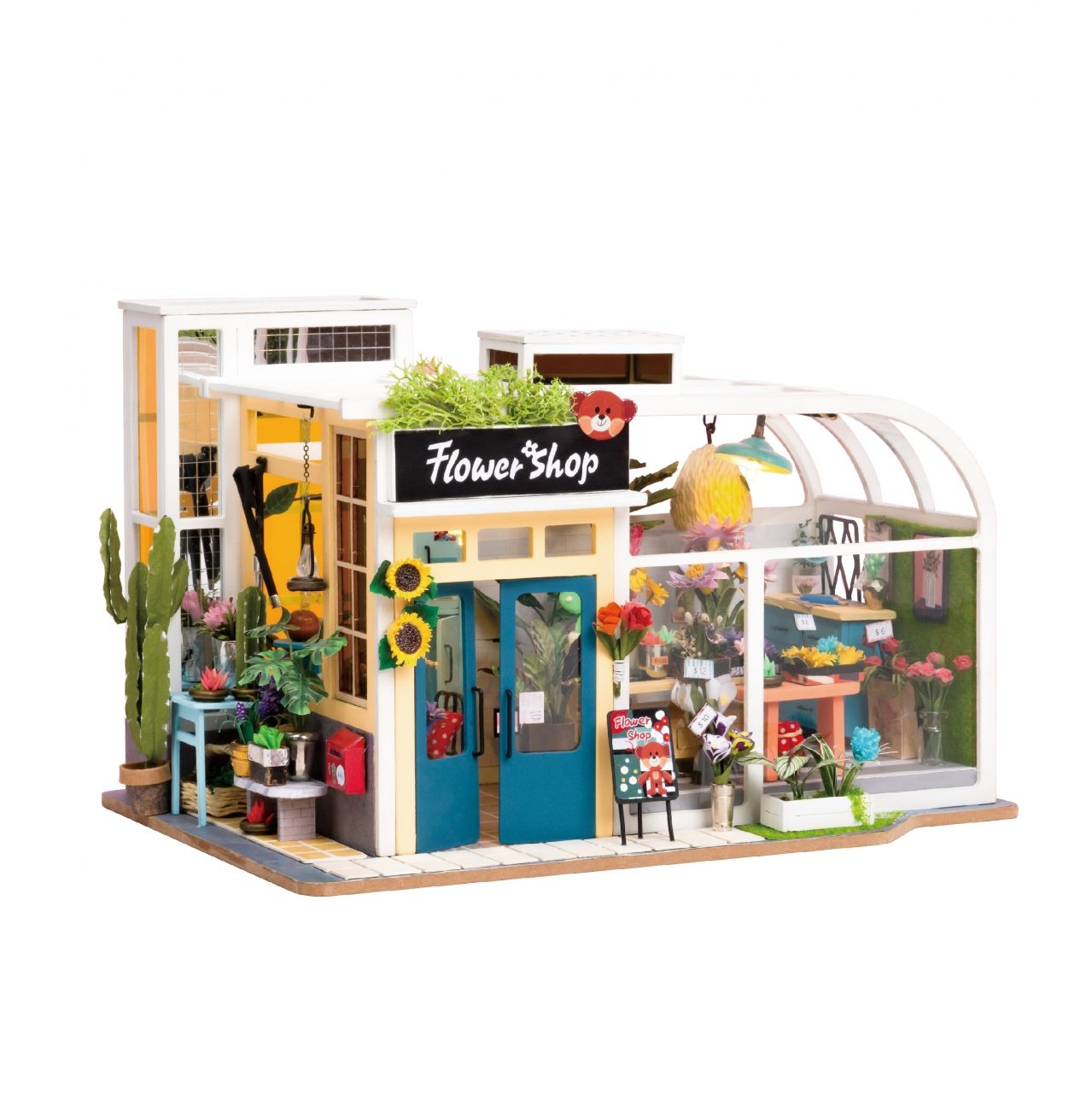 Румбокс ROBOTIME TD03W Цветочный магазин 
Румбокс ROBOTIME TD03W Цветочный магазин