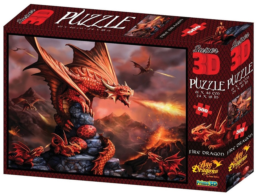Пазл 3D "Огненный дракон" 500 элементов PR10090
Пазл 3D "Огненный дракон" 500 элементов PR10090