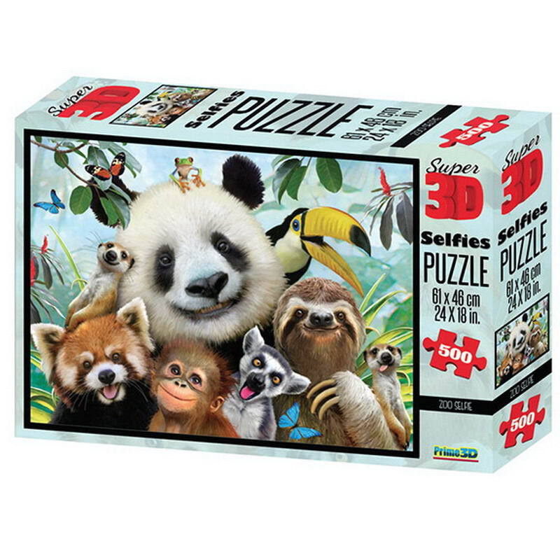 Пазл 3D "Зоо-селфи" 500 элементов 10063/PR10063
Пазл 3D "Зоо-селфи" 500 элементов 10063/PR10063