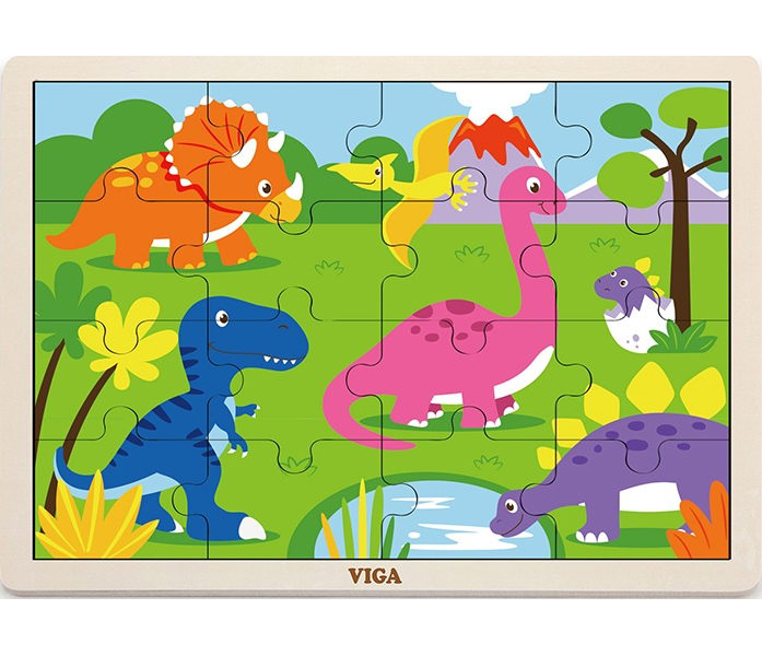 Пазл "Динозавры" (16 деталей)
Пазл "Динозавры" (16 деталей)