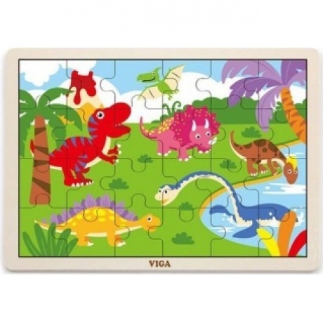 Пазл "Динозавры" (24 детали) в пленке
Пазл "Динозавры" (24 детали) в пленке