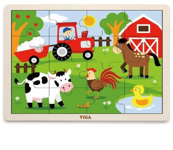 Пазл "Ферма"16 деталей в пленке
Пазл "Ферма"16 деталей в пленке