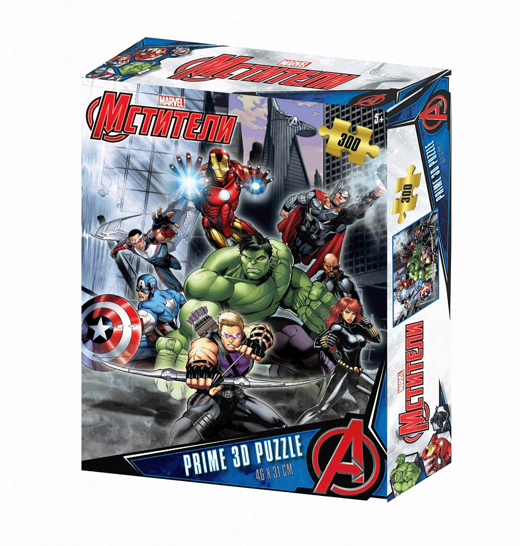 Пазл "Мстители" 300 элементов Marvel PR33043
Пазл "Мстители" 300 элементов Marvel PR33043