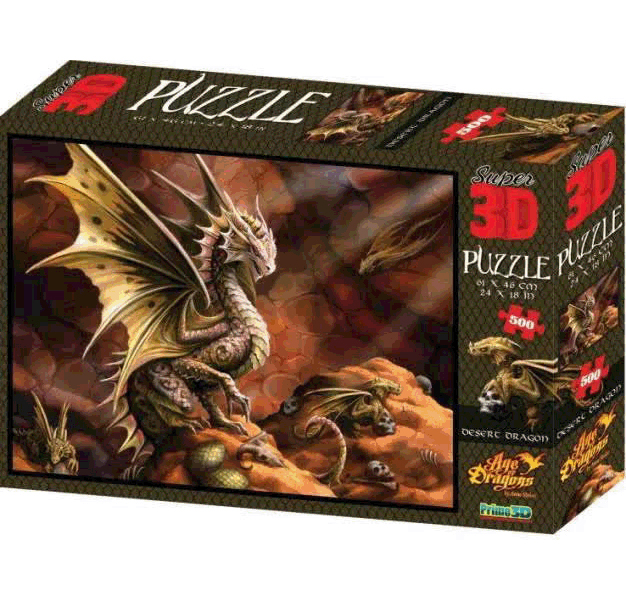 Пазл 3D "Пустынный дракон" 500 элементов PR10091
Пазл 3D "Пустынный дракон" 500 элементов PR10091