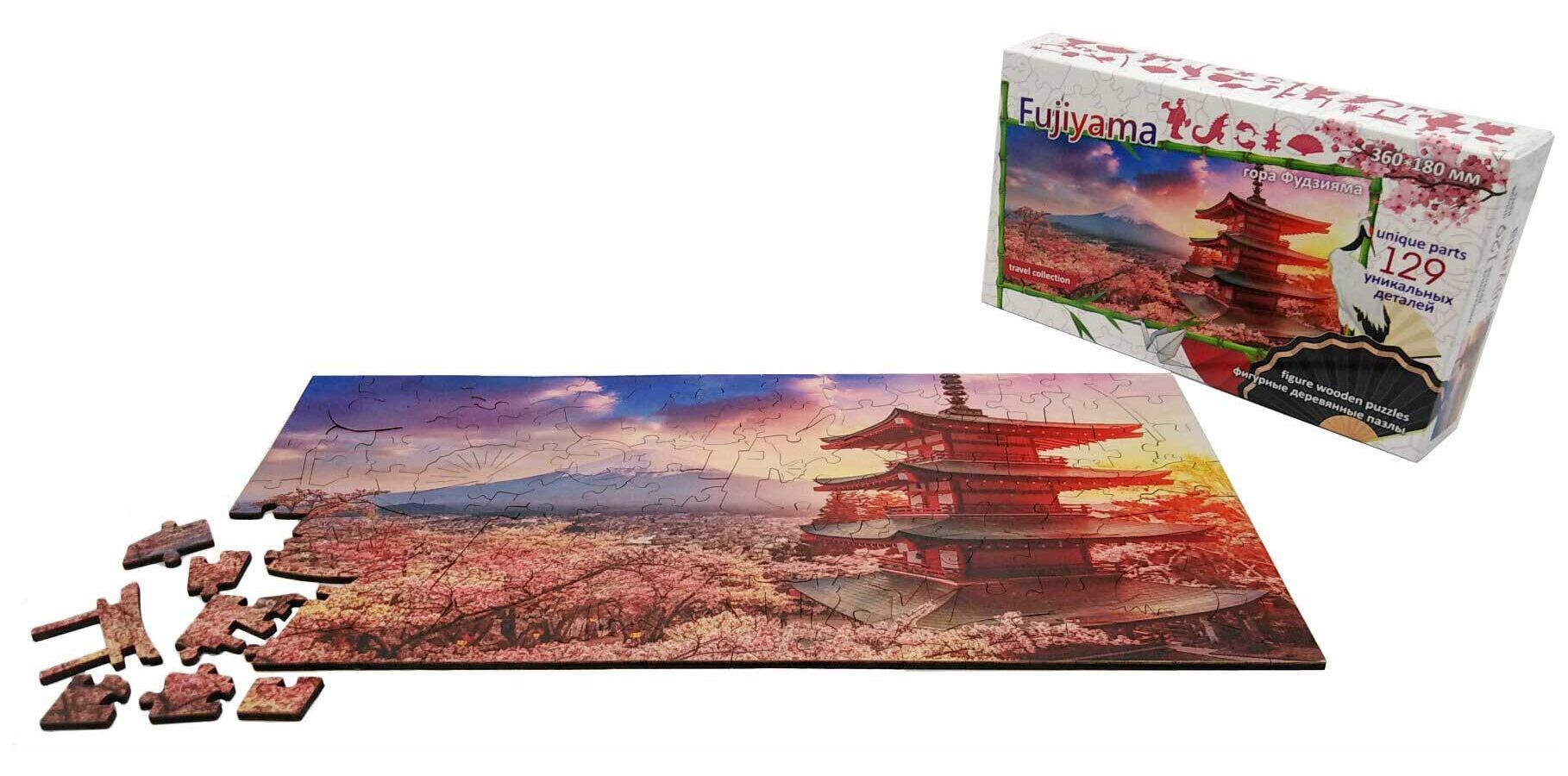 Фигурный деревянный пазл "Travel collection" Фудзияма, Япония 8275
Фигурный деревянный пазл "Travel collection" Фудзияма, Япония 8275