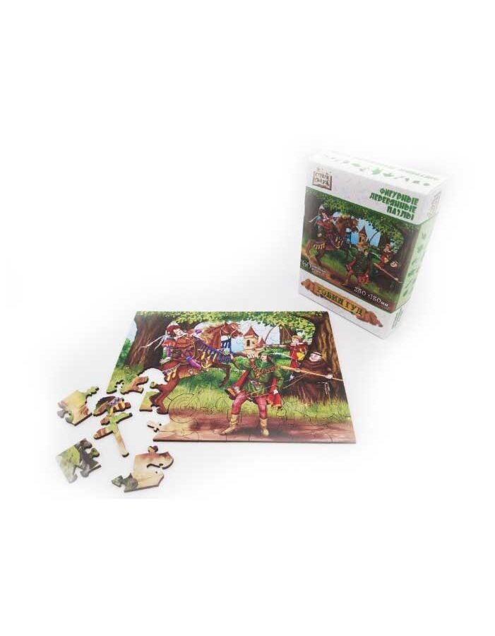 Страна сказок Фигурный деревянный пазл "Робин Гуд" 8261
Страна сказок Фигурный деревянный пазл "Робин Гуд" 8261