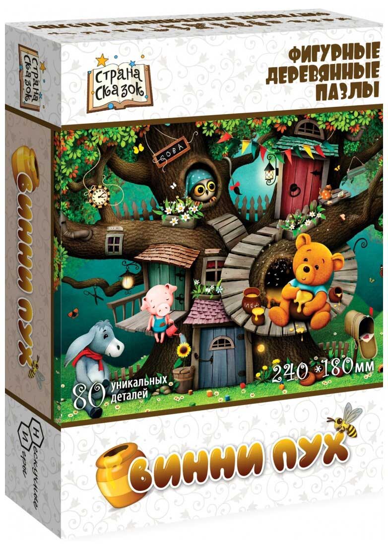 Страна сказок Фигурный деревянный пазл "Винни Пух" 8281
Страна сказок Фигурный деревянный пазл "Винни Пух" 8281