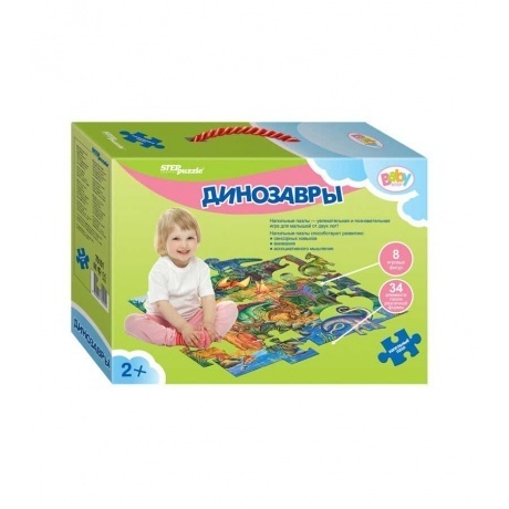 Напольный пазл Step Puzzle "Динозавры" 70101
Напольный пазл Step Puzzle "Динозавры" 70101