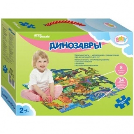 Напольный пазл Step Puzzle "Динозавры" 70101
Напольный пазл Step Puzzle "Динозавры" 70101