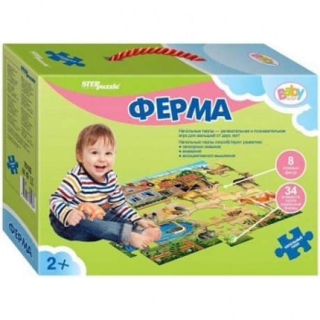 Напольный пазл Step Puzzle "Ферма" 70103
Напольный пазл Step Puzzle "Ферма" 70103