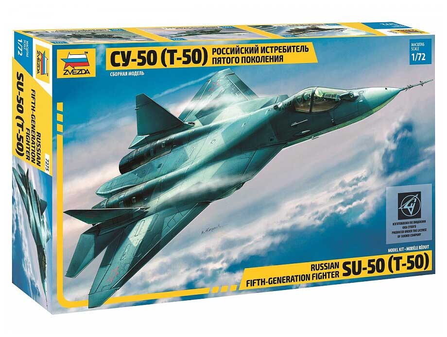 Сборная модель Zvezda Самолет "Су-50" (Т-50)
Сборная модель Zvezda Самолет "Су-50" (Т-50)