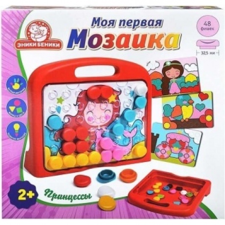 Мозаика Эники Беники "Принцессы" 48 фишек, 8 карточек, поле, чемодан арт.1173
Мозаика Эники Беники "Принцессы" 48 фишек, 8 карточек, поле, чемодан арт.1173
