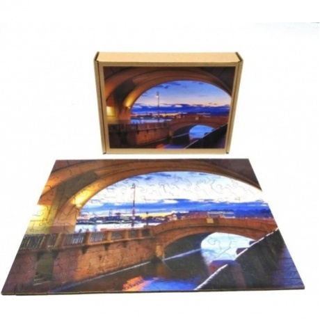 Фигурный деревянный пазл "Санкт-Петербург. Зимняя канавка" арт.8298
Фигурный деревянный пазл "Санкт-Петербург. Зимняя канавка" арт.8298