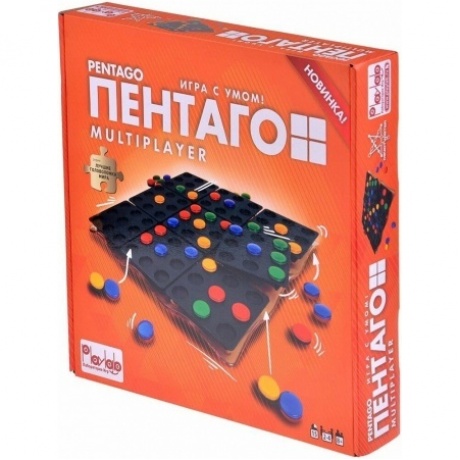 Настольная игра Playlab "Pentago. Пентаго Мультиплеер" игра с умом арт.M7026
Настольная игра Playlab "Pentago. Пентаго Мультиплеер" игра с умом арт.M7026