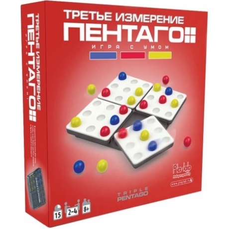 Настольная игра Playlab "Pentago. Пентаго Третье Измерение" арт.M6258
Настольная игра Playlab "Pentago. Пентаго Третье Измерение" арт.M6258