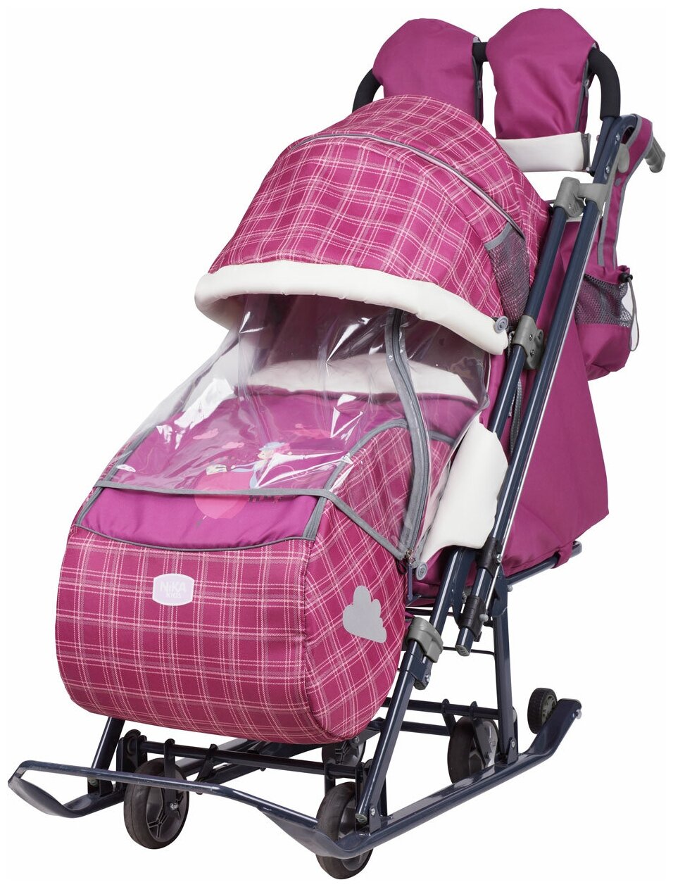 Санки-коляска"Ника Детям 7-4 вишневый в клетку
Санки-коляска"Ника Детям 7-4 вишневый в клетку