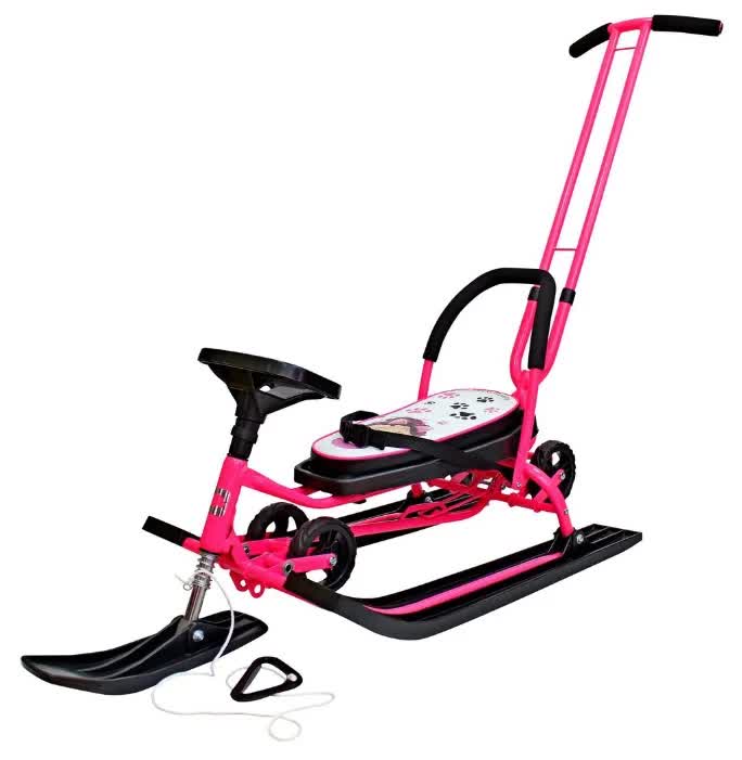 Снегокат Барс 111 Mobile с Т-образным толкателем и колесной базой Pink
Снегокат Барс 111 Mobile с Т-образным толкателем и колесной базой Pink