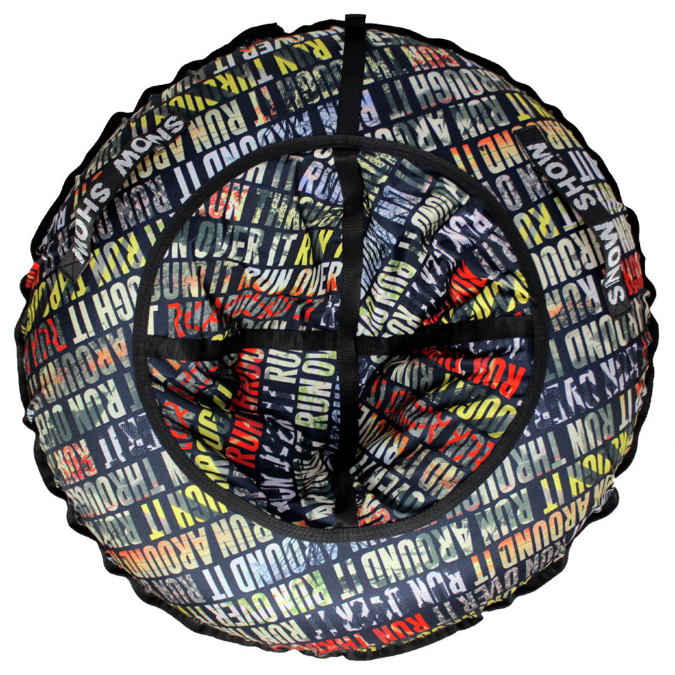 Тюбинг RT Надписи Run 105 см + автокамера, Мультиколор
Тюбинг RT Надписи Run 105 см + автокамера, Мультиколор