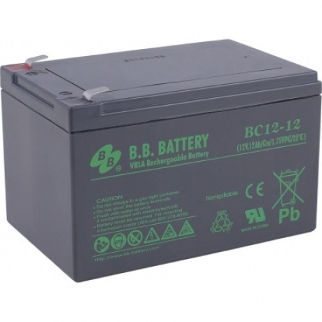 Батарея для ИБП BB Battery BC 12-12
Батарея для ИБП BB Battery BC 12-12