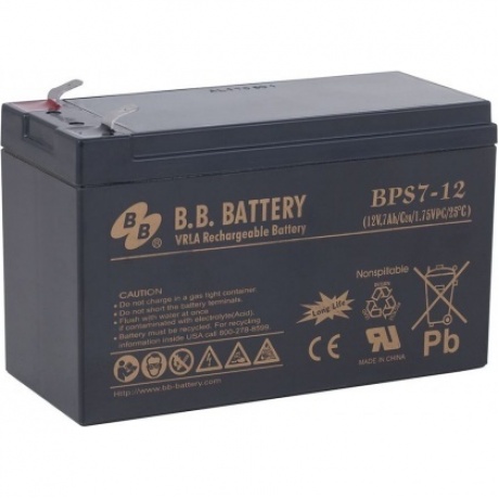 Батарея для ИБП BB Battery BPS 7-12
Батарея для ИБП BB Battery BPS 7-12