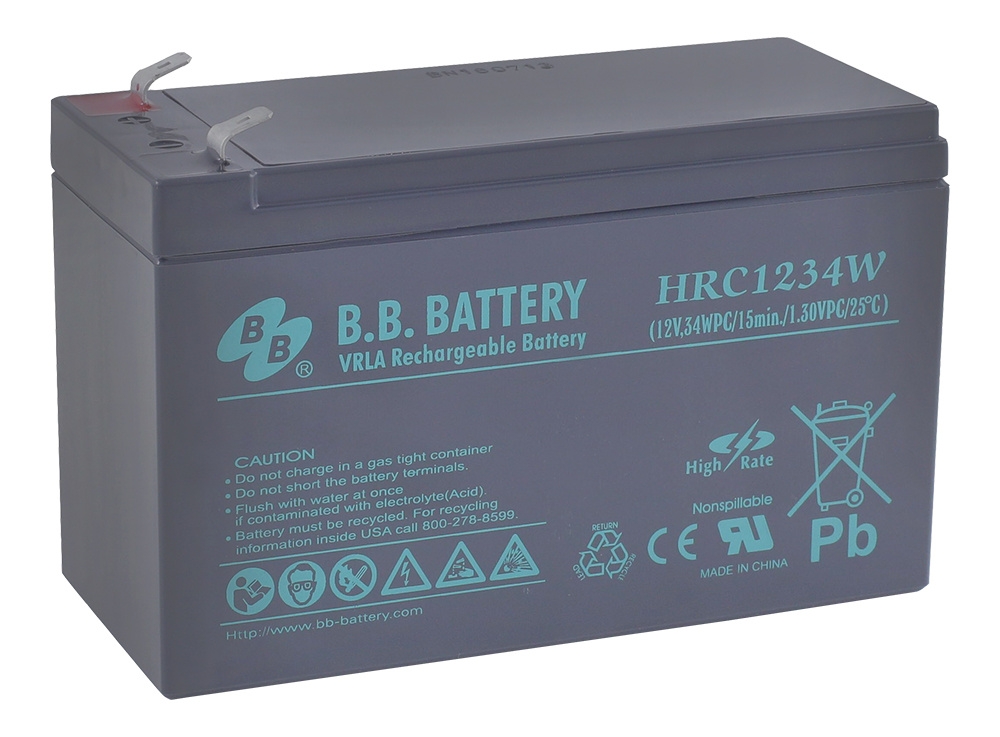 Батарея для ИБП BB Battery HRC 1234W
Батарея для ИБП BB Battery HRC 1234W