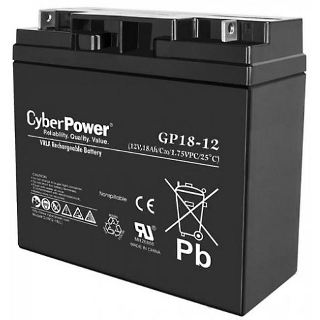 Батарея для ИБП CyberPower GP18-12
Батарея для ИБП CyberPower GP18-12