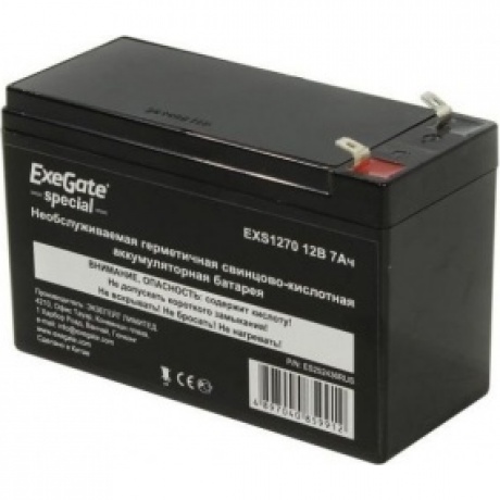 Батарея для ИБП ExeGate Special EXS1270 (ES252436RUS)
Батарея для ИБП ExeGate Special EXS1270 (ES252436RUS)