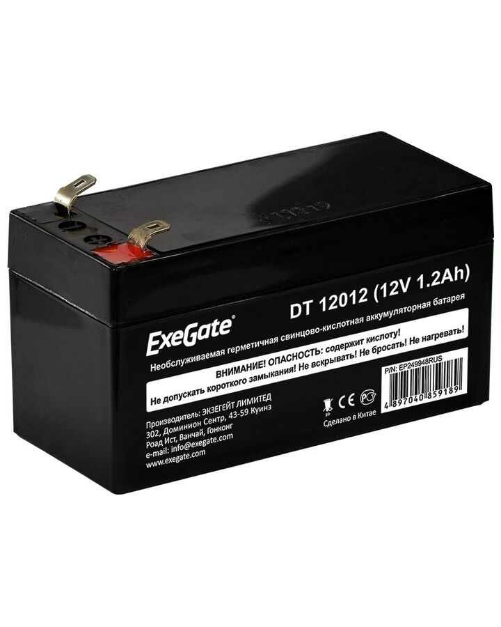 Батарея для ИБП ExeGate Power EXG12012 (EP249948RUS)
Батарея для ИБП ExeGate Power EXG12012 (EP249948RUS)