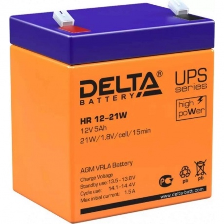 Батарея для ИБП Delta HR 12-21W
Батарея для ИБП Delta HR 12-21W