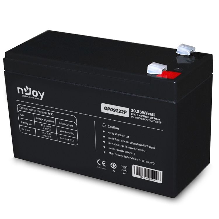 Батарея для ИБП nJoy GP09122F 30.55W (BTVACIUOCTA2FCN01B)
Батарея для ИБП nJoy GP09122F 30.55W (BTVACIUOCTA2FCN01B)