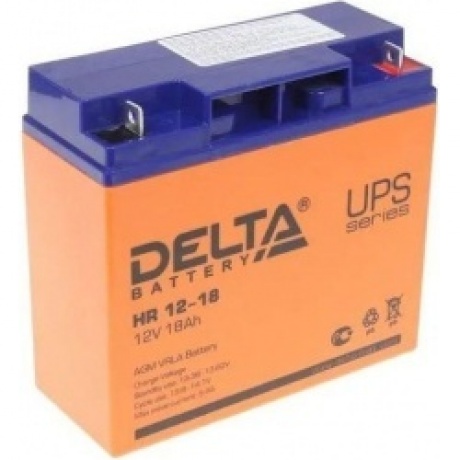 Батарея для ИБП Delta HR 12-18 12В 18Ач
Батарея для ИБП Delta HR 12-18 12В 18Ач