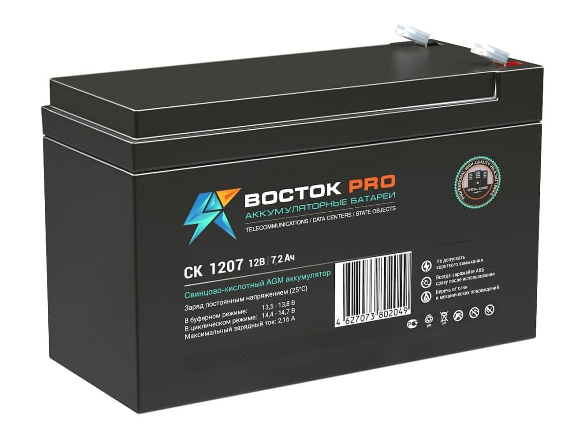 Батарея для ИБП Восток СК 1207
Батарея для ИБП Восток СК 1207