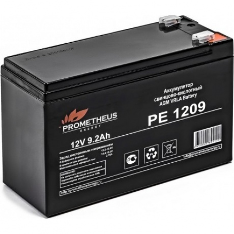 Батарея для ИБП Prometheus Energy PE 1209 12В 9.2Ач
Батарея для ИБП Prometheus Energy PE 1209 12В 9.2Ач