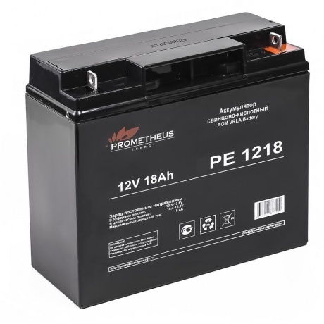 Батарея для ИБП Prometheus Energy PE 1218 12В 18Ач
Батарея для ИБП Prometheus Energy PE 1218 12В 18Ач