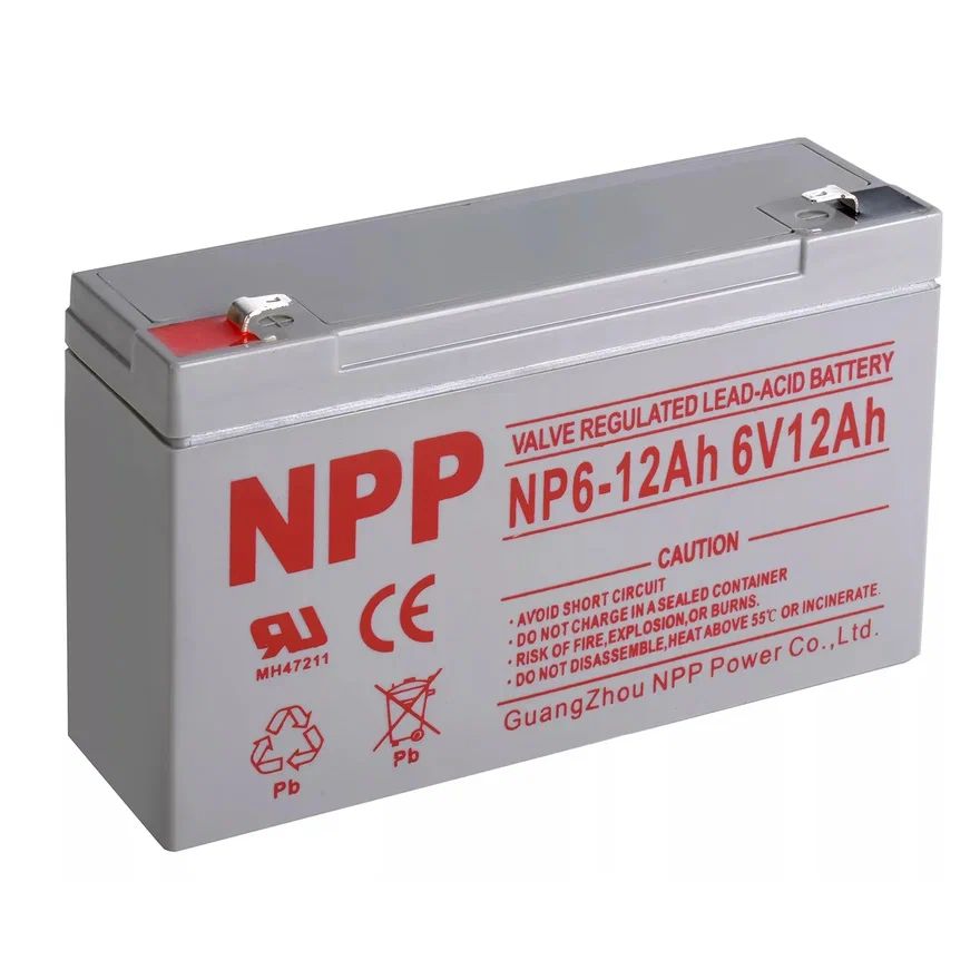 Батарея для ИБП NPP Power NP 6-12 (NP6-12)
Батарея для ИБП NPP Power NP 6-12 (NP6-12)