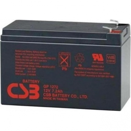 Батарея для ИБП CSB GP1272 (12V28W) 12В
Батарея для ИБП CSB GP1272 (12V28W) 12В