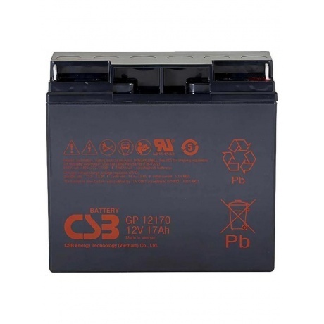Батарея для ИБП CSB GP12170 B3 12В 17Ач
Батарея для ИБП CSB GP12170 B3 12В 17Ач