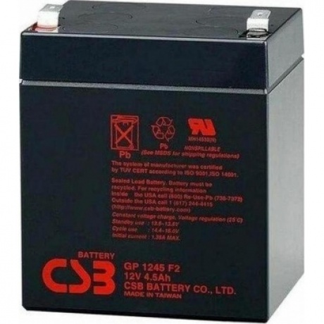 Батарея для ИБП CSB GP 1245 F2 (12V16W) 12В
Батарея для ИБП CSB GP 1245 F2 (12V16W) 12В