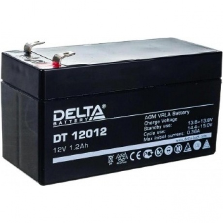 Батарея для ИБП Delta DT 12012 12В 1.2Ач
Батарея для ИБП Delta DT 12012 12В 1.2Ач