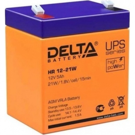 Батарея для ИБП Delta HR 12-5 12В 5Ач
Батарея для ИБП Delta HR 12-5 12В 5Ач