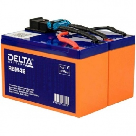 Батарея для ИБП Delta RBM48 24В 7.2Ач для APC
Батарея для ИБП Delta RBM48 24В 7.2Ач для APC
