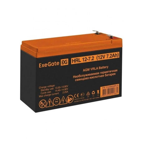 Батарея для ИБП Exegate EX285658 12В 7.2Ач
Батарея для ИБП Exegate EX285658 12В 7.2Ач