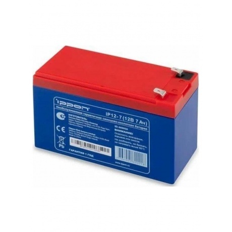 Батарея для ИБП Ippon IPE12-7 12В 7Ач
Батарея для ИБП Ippon IPE12-7 12В 7Ач