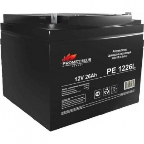 Батарея для ИБП Prometheus Energy PE 1226L 12В 26Ач
Батарея для ИБП Prometheus Energy PE 1226L 12В 26Ач